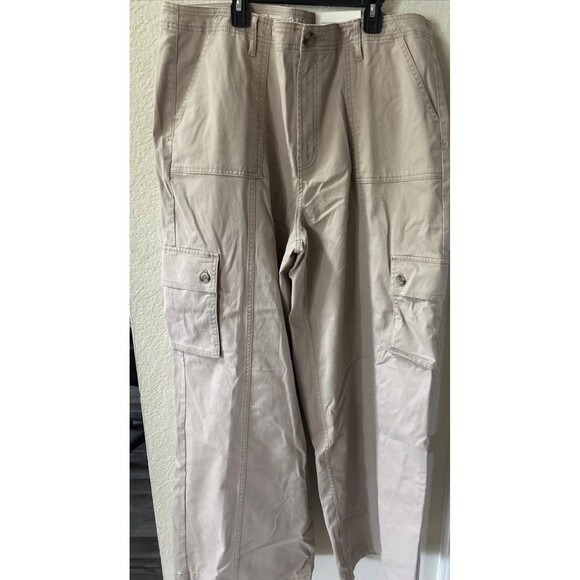 A.n.a Women’s Size 18w Highest Rise Wide Leg Pants Khaki New - Picture 1 of 6